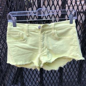 Joe’s jeans lime denim shorts